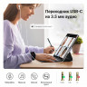 Переходник USB-C (m) - Audio(f) 3.5mm 90°, CM460 (20194) UGREEN