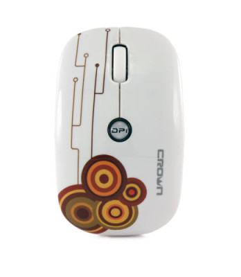 Мышь компьютерная Crown CMM-907W white