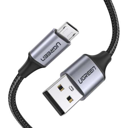 Кабель USB 2.0 - micro USB, 480Mbps, 2A, QC3.0, 18W, 1m US290 (60146) UGREEN