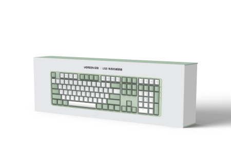 Клавиатура проводная, механическая UGREEN KU103 (55817), Зеленый