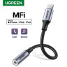 Кабель Lightning(m) - Audio(f) 3.5mm US211 (30756) UGREEN