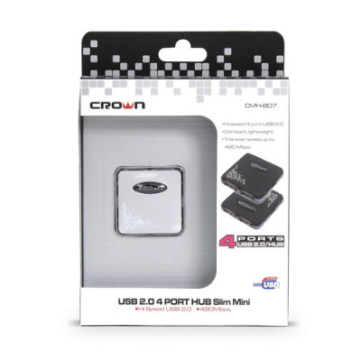 USB хаб Crown CMH-B07