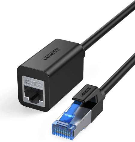 Удлинительный кабель Ethernet 8 Cat.,1m, NW192 (50199) UGREEN