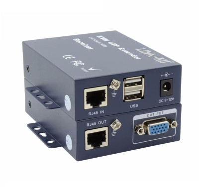 Удлинитель VGA + USB KVM Extender, 100m, UTP BestLink