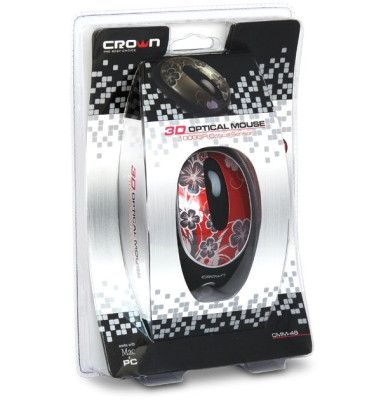 Мышь компьютерная Crown CMM-48 Red