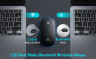 Мышь оптическая беcпроводная Bluetooth-мышь iTopschy (BT 5.1 + 2.4G)