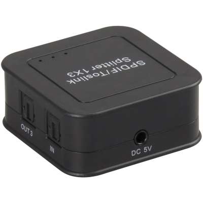 Цифровой аудио расширитель портов SPDIF/Toslink 1x3