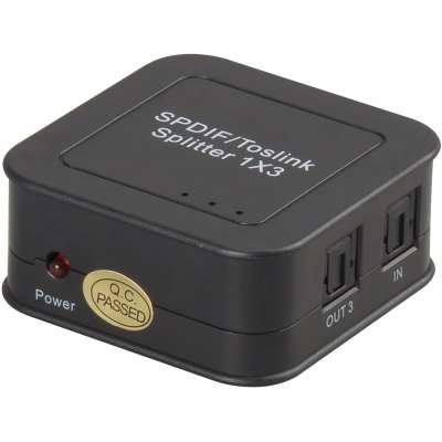 Цифровой аудио расширитель портов SPDIF/Toslink 1x3