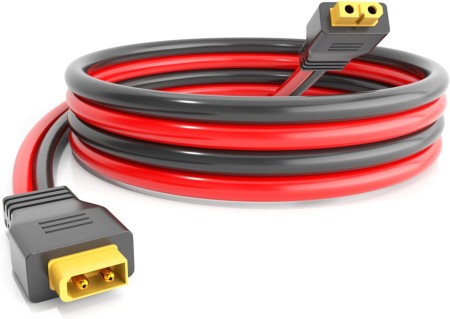 Кабель удлинитель XT60 5м 12AWG_6 для солнечных панелей