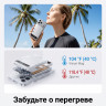 Мобильный аккумулятор Mag-Safe Qi2 15W, 5000mAh, 20W, CCC, серебро, VisionMag (M8) SHARGE