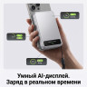Мобильный аккумулятор Mag-Safe Qi2 15W, 5000mAh, 20W, CCC, серебро, VisionMag (M8) SHARGE