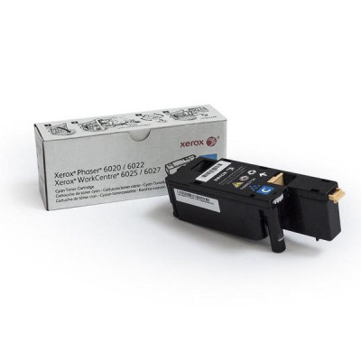 Тонер-картридж Xerox Phaser 6020/6022/ WC 6025/6027 cyan ORIGINAL
