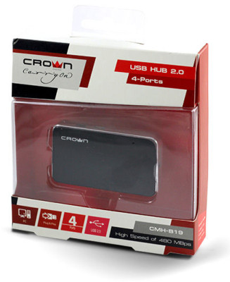 USB хаб Crown CMH-B19