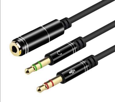 Переходник 2*Audio(m) - Audio(f)