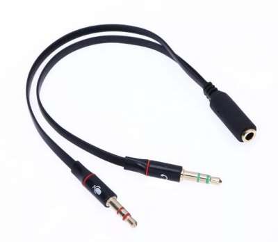 Переходник 2*Audio(m) - Audio(f)