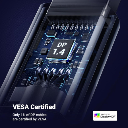 Кабель DisplayPort(m) - DisplayPort(m), 5m, V1,4 DP114 (80394) UGREEN