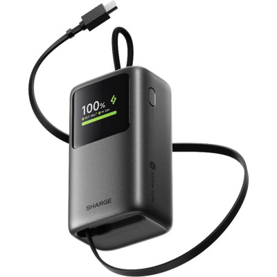 Мобильный аккумулятор 10000mAh, 45W, CCC, белый, HyperTower 45 (E3) SHARGE