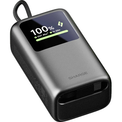 Мобильный аккумулятор 10000mAh, 45W, CCC, белый, HyperTower 45 (E3) SHARGE