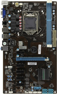 Материнская плата BTC-H81-KING, 6*PCIE 16X
