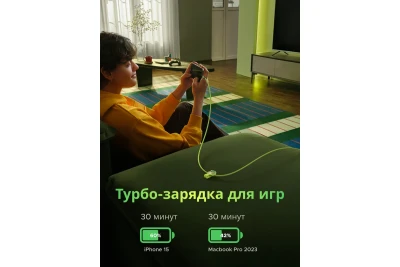 Кабель USB C - USB C, 480Mbps, 5A, QC4.0/PD3.0, 100W, 1m, Genshin Impact Edition, L512 (45063GI) UGREEN