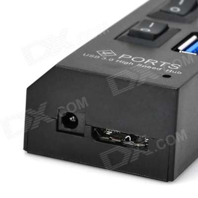USB 3.0 хаб 4 порта высокоскоростной c переключателем