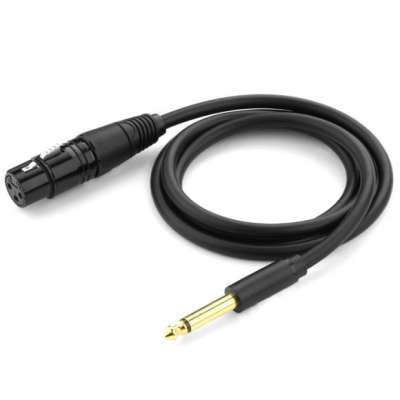 Кабель Audio(m) 6.35mm - XLR(f), 2m. AV131 (20719) UGREEN