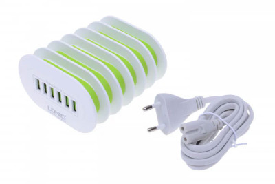 Зарядная станция на 6 портов 5V/7A 35W