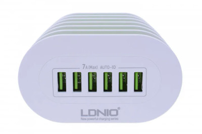 Зарядная станция на 6 портов 5V/7A 35W