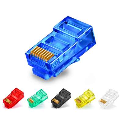 Коннектор RJ-45 (UTP) (банка 100шт) цветные
