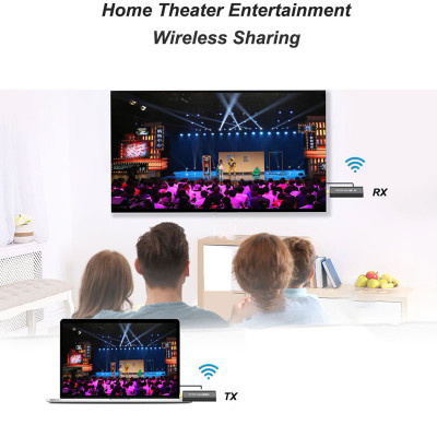 Удлинитель HDMI Extender T-802, 50м, Wireless, комплект