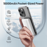 Портативное зарядное устройство с поддержкой беспроводной зарядки AOGUERBE Mag-Safe Powerbank 10000 мАч, магнитный внешний аккумулятор.