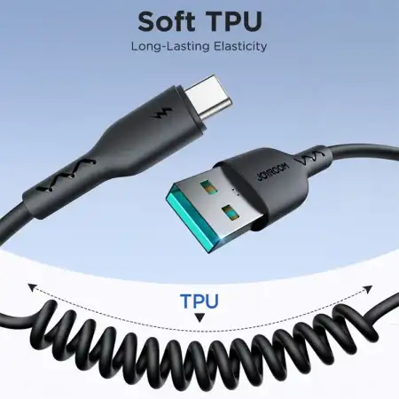 Кабель USB 2.0 - USB C, 480Mbps, 3A, QC3.0, 18W, 1,5m. (SA38-AC3) JOYROOM