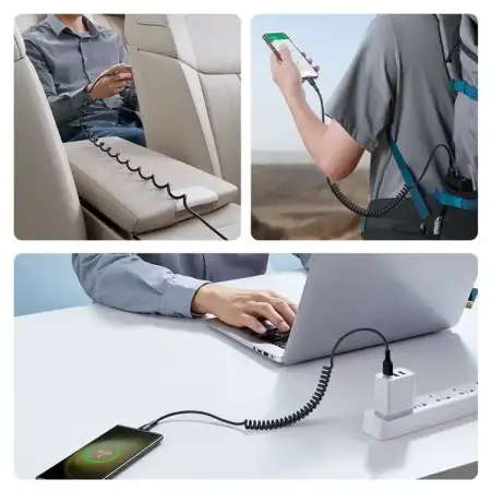 Кабель USB 2.0 - USB C, 480Mbps, 3A, QC3.0, 18W, 1,5m. (SA38-AC3) JOYROOM