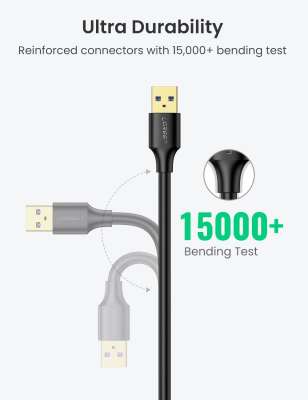 Кабель USB(m) - USB(f) удлинитель USB 3.0, 1m US129 (10368) UGREEN
