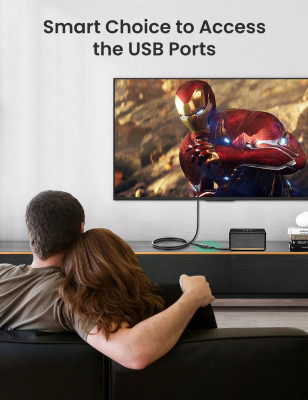 Кабель USB(m) - USB(f) удлинитель USB 3.0, 1m US129 (10368) UGREEN