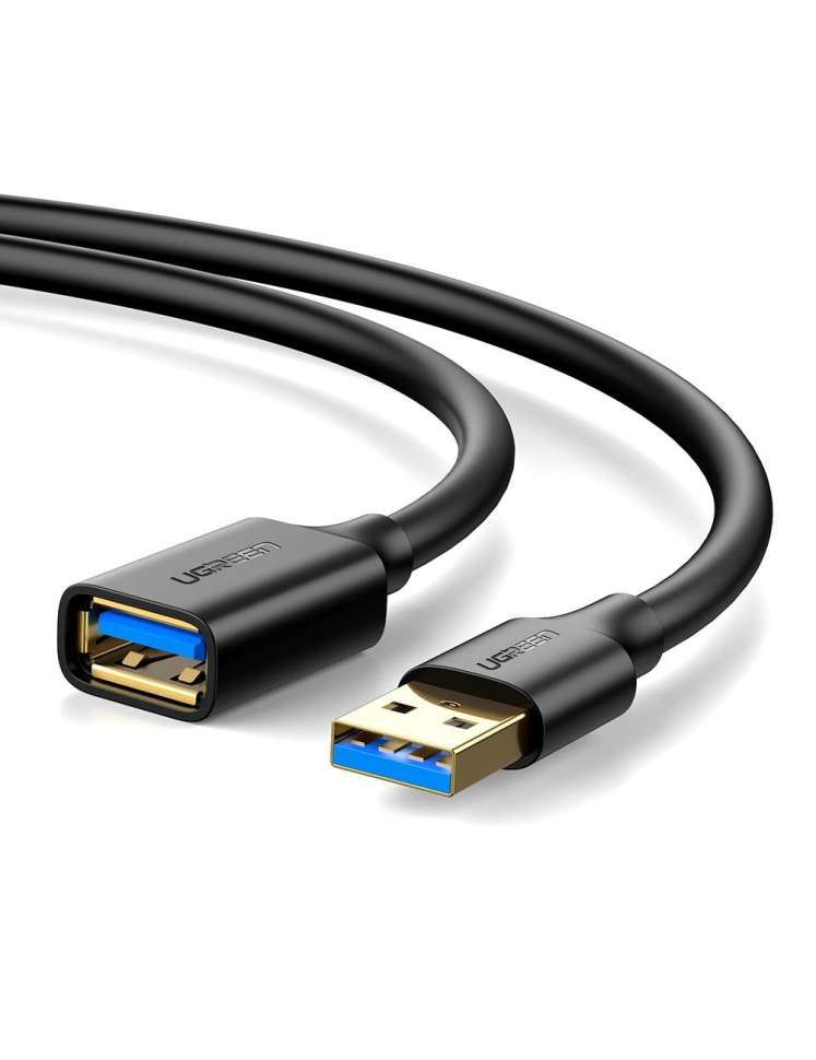 Кабель USB(m) - USB(f) удлинитель USB 3.0, 1m US129 (10368) UGREEN