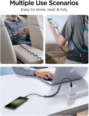 Кабель USB C - USB C, 480Mbps, 3A, QC4.0/PD3.0, 60W, 1.5m, (SA38-CC3) JOYROOM