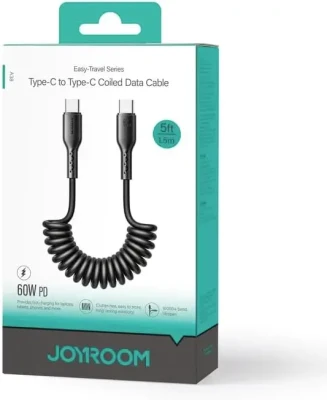 Кабель USB C - USB C, 480Mbps, 3A, QC4.0/PD3.0, 60W, 1.5m, (SA38-CC3) JOYROOM