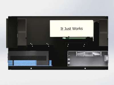 Корпус продувной Cryptone-21/10 (8-13 GPU) 845х570х300, 6 мест под блок ATX, 10 fan 120/140/150mm