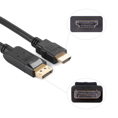 Кабель DisplayPort(m) - HDMI(m), 1.5m DP101 (10239) UGREEN