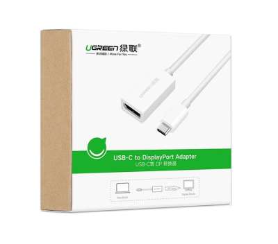 Конвертер USB 3.1m Type C на DisplayPort MM130 40372 UGREEN
