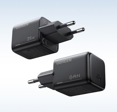 Зарядное устройство на 1C, 25W, QC4.0/PD3.0, Gan N, + кабель 60W, 1m X517 (75103) UGREEN