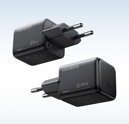 Зарядное устройство на 1C, 25W, QC4.0/PD3.0, Gan N, + кабель 60W, 1m X517 (75103) UGREEN