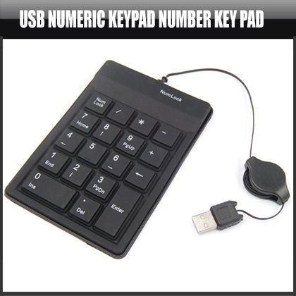 Клавиатура мини 18 клавиш, USB (Num Lock)