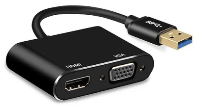 Конвертер USB 3.0 на HDMI + VGA Adapter