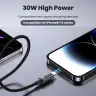 Кабель USB C- Lightning(m) 8-pin, 480Mbps, PD3.0, 30W, 1.2m (SJ672) USAMS