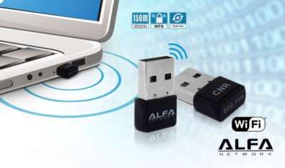 Wi-Fi Беспроводной сетевой адаптер ALFA NET (W102) 150Mbps
