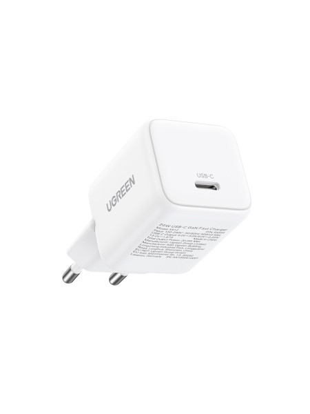 Зарядное устройство на 1xUSB C, 20W, QC4.0/PD3.0, Gan X, X512 UGREEN