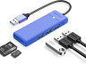 USB 3.0 хаб с картридером ORICO (PAPW3AT-U3-015-BL-EP)