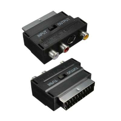 Переходник с SCART на 3RCA